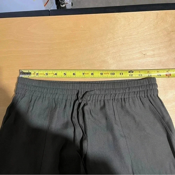 Joie Womens Size Small Green Drawstring Joggers Pants Silk Blend - Picture 6 of 9